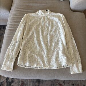 Polo by Ralph Lauren Cream Lace Blouse